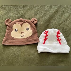 Baby Caps 6-9 Months & 0-6 Months